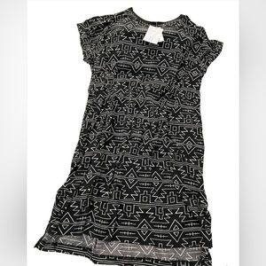 LAST CALL NWT LuLaRoe Chelsea T-shirt tee shirt tribal casual midi Dress XL